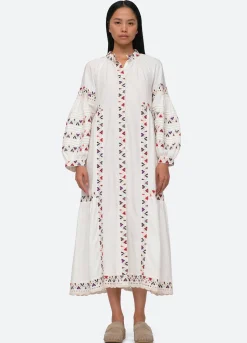 Sea New York Alicia L/S Dress Cream Sale