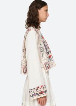 Sea New York Alicia L/S Top Cream Shop