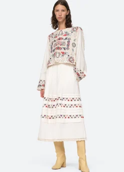 Sea New York Alicia L/S Top Cream Shop