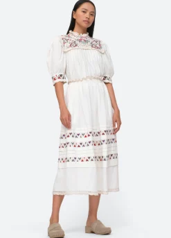 Sea New York Alicia Skirt Cream Flash Sale