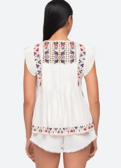 Sea New York Alicia Tank Cream Cheap