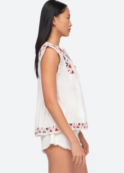 Sea New York Alicia Tank Cream Cheap