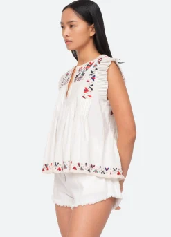 Sea New York Alicia Tank Cream Cheap