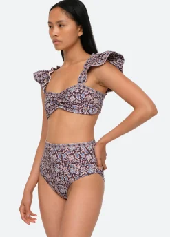 Sea New York Amaki Bikini Top Lilac Best Sale