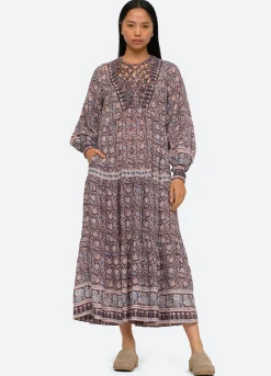 Sea New York Amaki L/S Dress Lilac Outlet