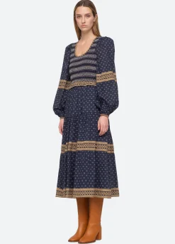 Sea New York Arlita Dress Navy Clearance