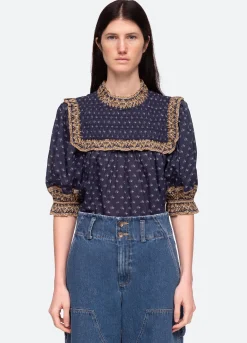 Sea New York Arlita Top Navy Clearance