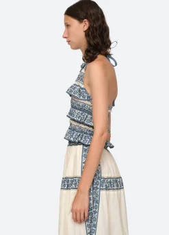 Sea New York Arlo Halter Top Multi Discount