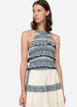 Sea New York Arlo Halter Top Multi Discount