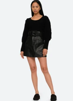 Sea New York Ayden Mini Skirt Black Fashion