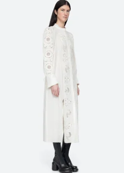 Sea New York Baylin L/S Dress Cream Clearance