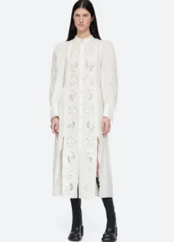 Sea New York Baylin L/S Dress Cream Clearance