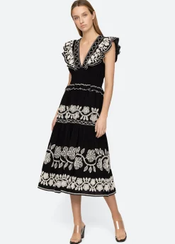 Sea New York Beck Dress Black Shop