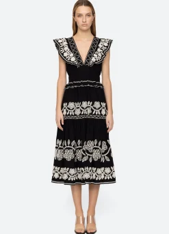 Sea New York Beck Dress Black Shop