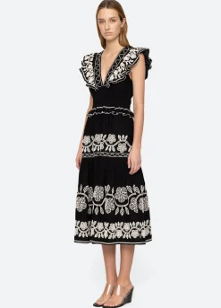 Sea New York Beck Dress Black Shop