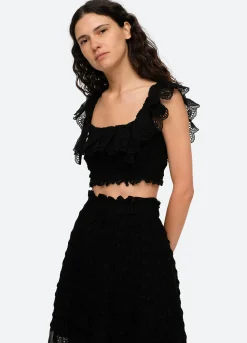 Sea New York Blaine Crop Top Black Best Sale