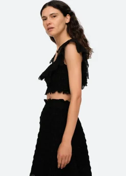 Sea New York Blaine Crop Top Black Best Sale