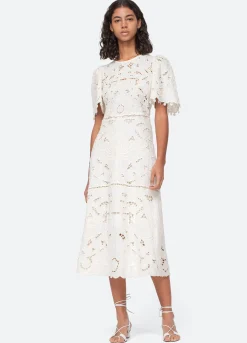 Sea New York Blaire S/S Dress White Outlet