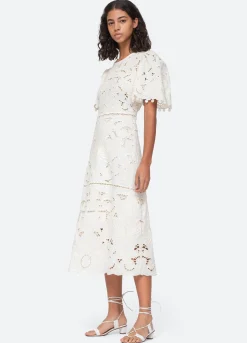 Sea New York Blaire S/S Dress White Outlet