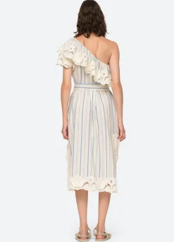 Sea New York Brady One Shoulder Dress Multi Discount