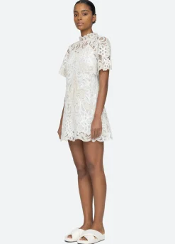 Sea New York Branca S/S Dress Cream Fashion