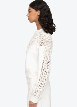 Sea New York Branca Sweatshirt Cream Cheap