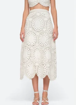 Sea New York Camila Skirt White Discount