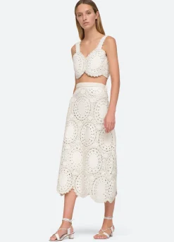 Sea New York Camila Skirt White Discount