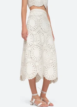 Sea New York Camila Skirt White Discount