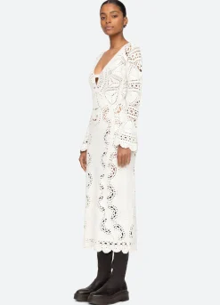 Sea New York Carter Dress White Shop