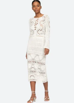 Sea New York Carter Skirt White Shop