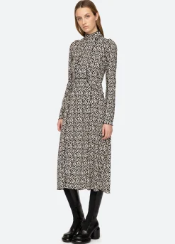 Sea New York Della L/S Dress Multi Flash Sale