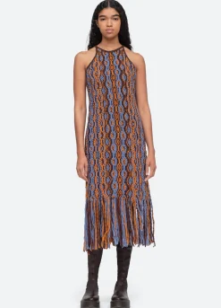 Sea New York Drew Dress Blue New