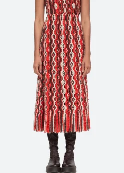 Sea New York Drew Skirt Red Fashion