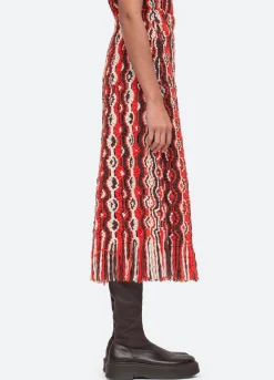 Sea New York Drew Skirt Red Fashion
