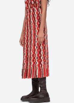 Sea New York Drew Skirt Red Fashion