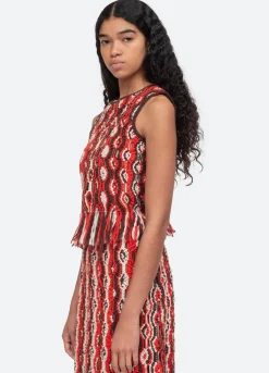 Sea New York Drew Top Red Online