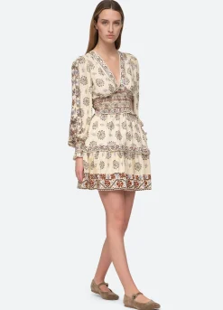 Sea New York Ellabeth Dress Cream Hot