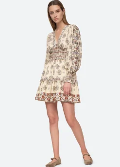 Sea New York Ellabeth Dress Cream Hot