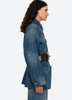 Sea New York Fallon Jacket Blue Outlet