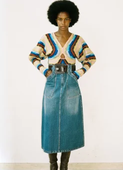 Sea New York Fallon Skirt Blue Discount