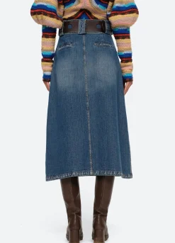 Sea New York Fallon Skirt Blue Discount