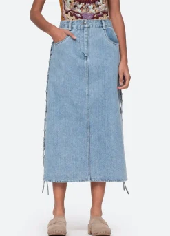 Sea New York Flyn Skirt Blue Cheap