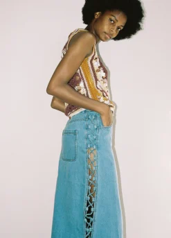 Sea New York Flyn Skirt Blue Cheap