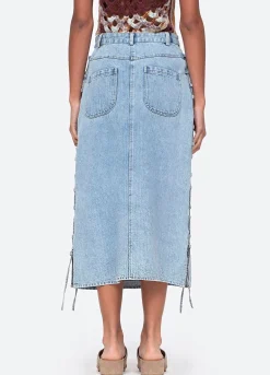 Sea New York Flyn Skirt Blue Cheap