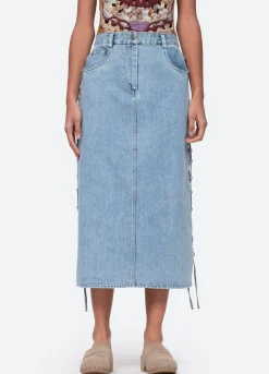 Sea New York Flyn Skirt Blue Cheap
