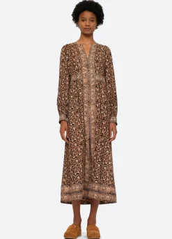 Sea New York Irina Caftan Dress Multi Flash Sale