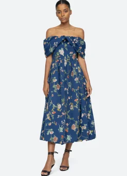 Sea New York Julian Dress Navy Hot