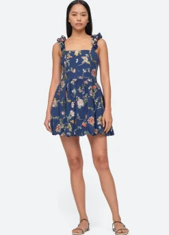 Sea New York Julian Mini Dress Navy Sale