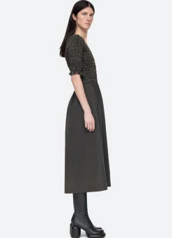 Sea New York Juni V-Neck Dress Black Cheap